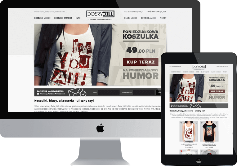 Sklep internetowy marki odzieżowej
