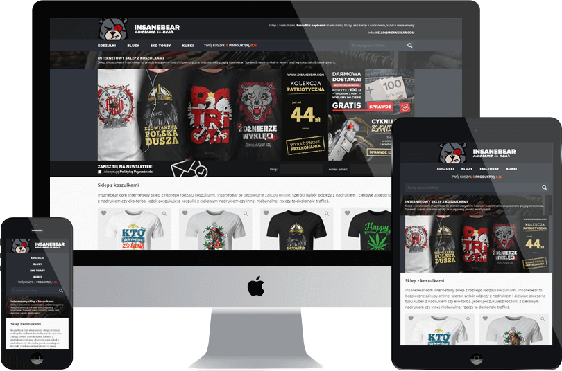 Sklep dla marki odzieżowej