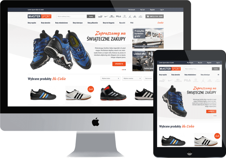 Internetowy sklep z obuwiem sportowym