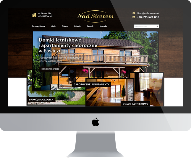 Strona ośrodka wypoczynkowego