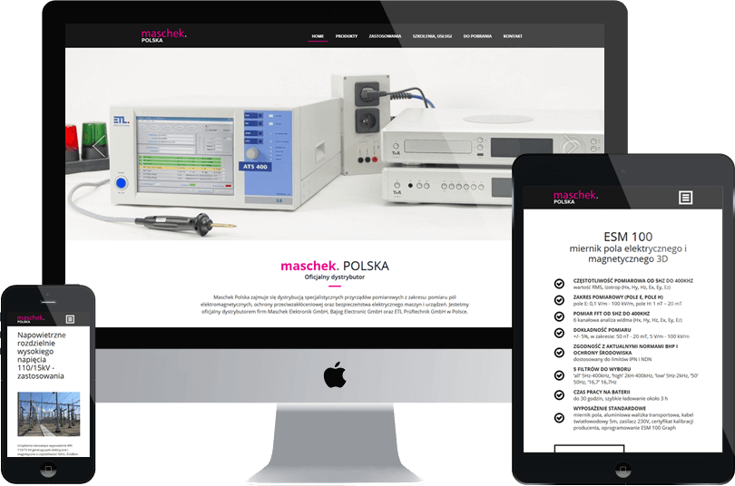 Strona dla dystrybutora specjalistycznych mierników