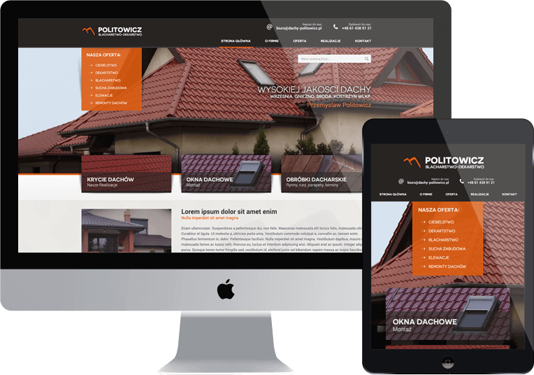 Strona producenta dachów