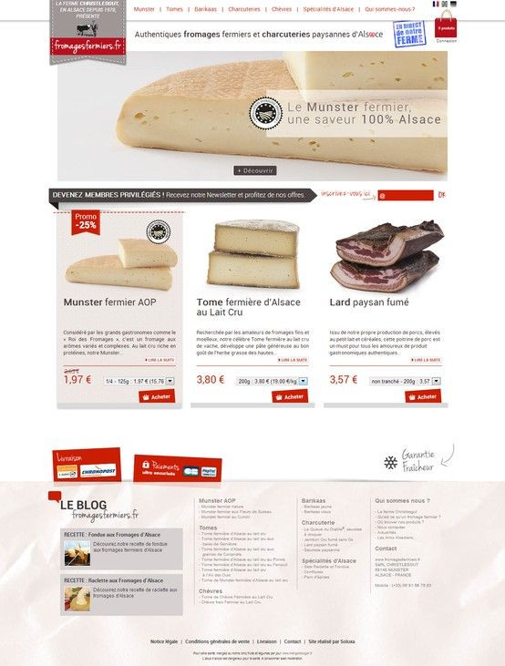 Sklep internetowy producenta serów