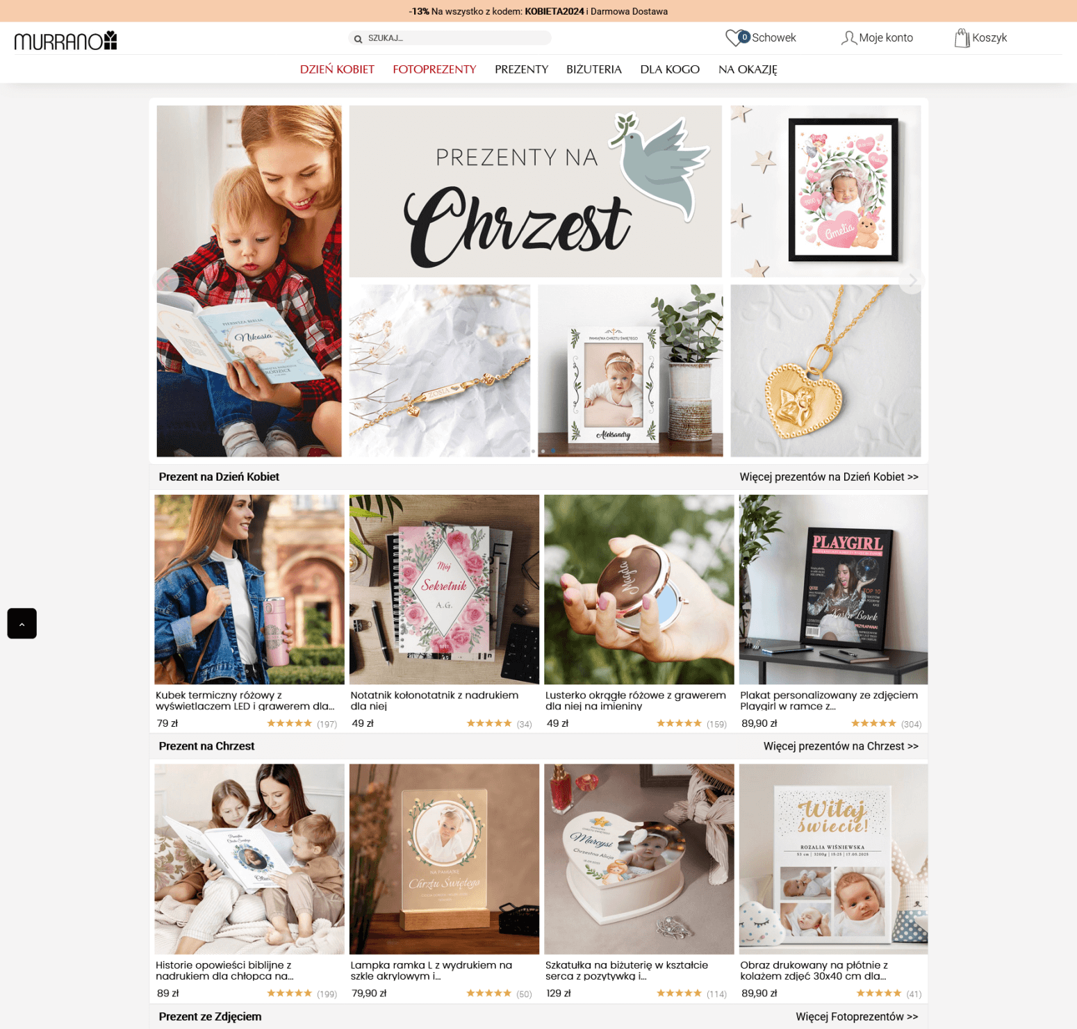 Platforma prezentów personalizowanych